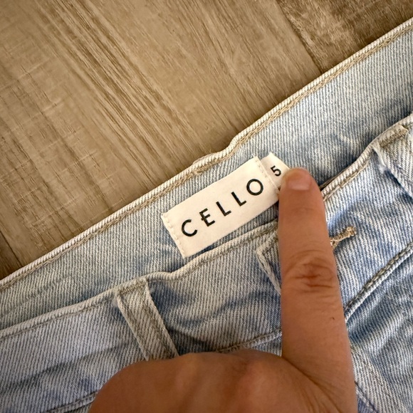 Cello Light Blue High Rise Ripped Jeans - Picture 2 of 3